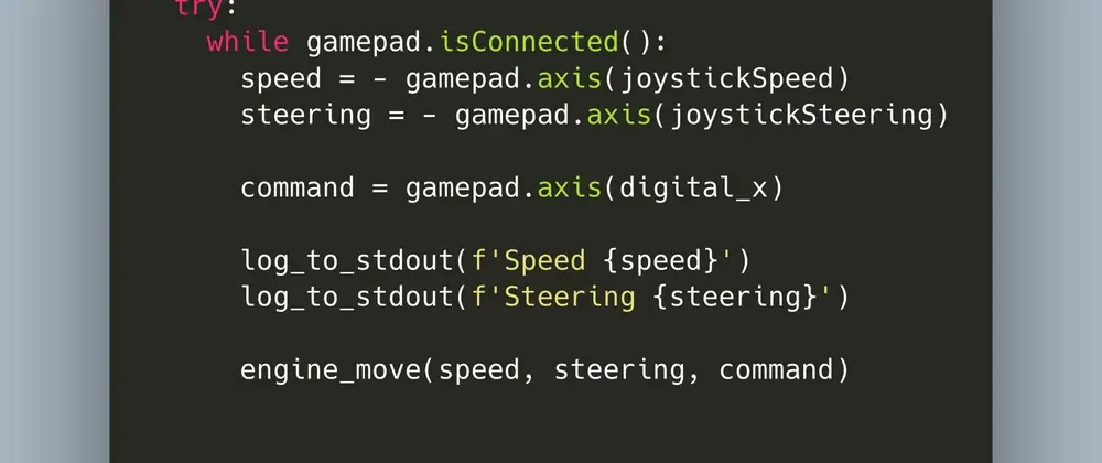 RADU: Controlling Robot Movements with a Gamepad Controller using Python