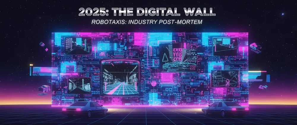 Why 2025 was the Digital Wall for Robotaxis: An Industry Post-Mortem